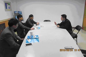 热烈欢迎兰考自来水公司来我公司参观