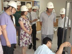 青海省水利厅领导莅临我公司参观考察